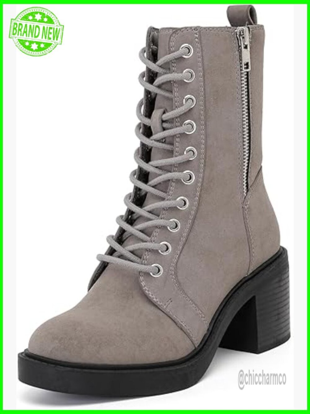 Slouchy Ankle Boots - Low Calf Flat Booties Comfortable Round Toe